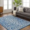 thumbnail image 1 of Livabliss Harput Vintage Medallion Area Rug,3'11" x 5'7",Navy, 1 of 9