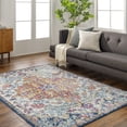 thumbnail image 1 of Livabliss Harput Vintage Medallion Area Rug,6'7" x 9',Orange/Navy, 1 of 11
