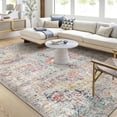 thumbnail image 1 of Livabliss Harput Vintage Medallion Area Rug,7'10" x 10'2",Aqua, 1 of 9