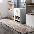 thumbnail image 1 of Livabliss Harput Vintage Medallion Runner Area Rug,2'7" x 10'3",Orange/Navy, 1 of 11