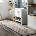 thumbnail image 1 of Livabliss Harput Vintage Medallion Runner Area Rug,2'7" x 20',Orange/Navy, 1 of 11