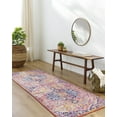 thumbnail image 1 of Livabliss Harput Vintage Medallion Runner Area Rug,2'7" x 7'3",Burnt Orange, 1 of 9