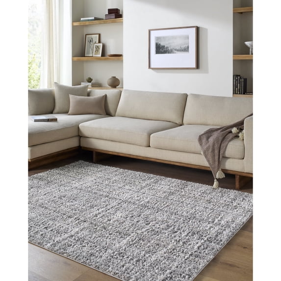 Livabliss Honour Bohemian/Eclectic Abstract Area Rug,5'3" x 7',Off-White/Gray