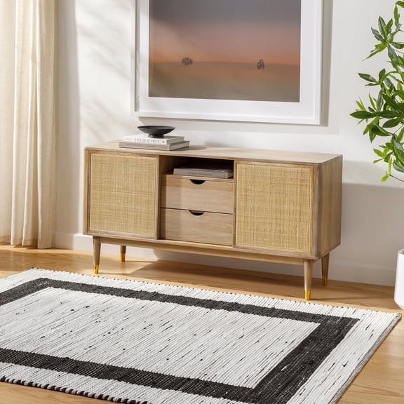 Livabliss Area Rugs for Living Room, 8x10 Jean Modern Ivory Rug, Bedroom Dining Room Home Decor Stain Resistant Carpet (8' x 10')