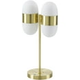 thumbnail image 1 of Livabliss Jonan Modern Accent Table Lamp, 25-inch, Gold with White Shade, 1 of 5