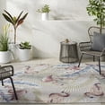 thumbnail image 1 of Livabliss Outdoor Rugs, 8x10 Lakeside Coastal Light Slate Area Rug for Patio, Porch, Deck, Backyard, Waterproof Indoor Outdoor Carpet (7'10" x 10'), 1 of 7