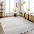 thumbnail image 1 of Livabliss Washable Rugs for Living Room, 7x9 Lavadora Global Gray Area Rug, Bedroom Dining Room Home Decor Stain Resistant Carpet (6'7" x 9'), 1 of 8