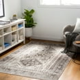 thumbnail image 1 of Livabliss Lavadora Vintage Washable Area Rug,5'3" x 7',Grey, 1 of 8