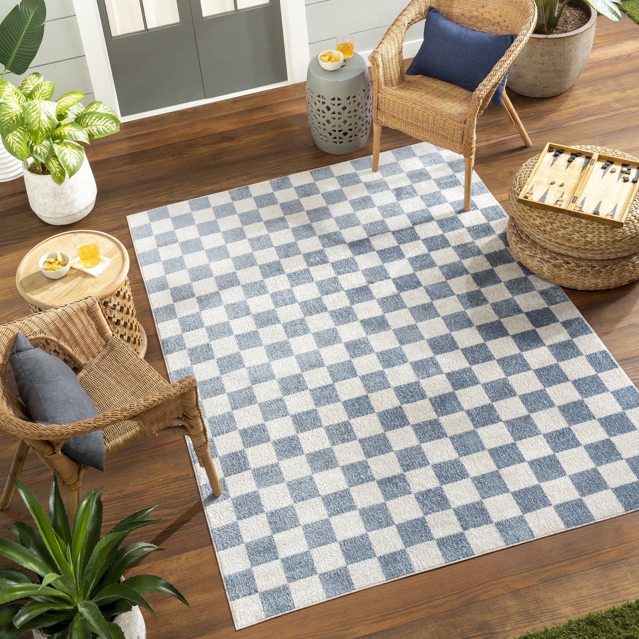 Livabliss Washable Rugs for Living Room, 2x3 Lillian Modern Oatmeal Area Rug, Bedroom Dining Room Home Decor Stain Resistant Carpet (2' x 2'11")