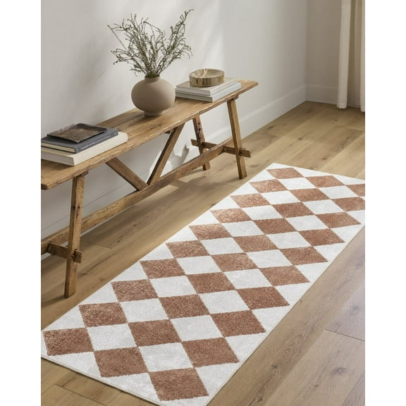 Livabliss Washable Rugs for Living Room, 5x7 Lillian Modern Off-White Area Rug, Bedroom Dining Room Home Decor Stain Resistant Carpet (5'3" x 7')