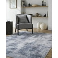 thumbnail image 1 of Livabliss Washable Rugs for Living Room, 5x7 Lillian Modern Charcoal Area Rug, Bedroom Dining Room Home Decor Stain Resistant Carpet (5'3" x 7'), 1 of 7
