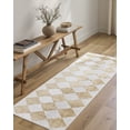 thumbnail image 1 of Livabliss Washable Rugs for Living Room, 5x7 Lillian Modern Off-White Area Rug, Bedroom Dining Room Home Decor Stain Resistant Carpet (5'3" x 7'), 1 of 7