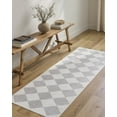 thumbnail image 1 of Livabliss Washable Rugs for Living Room, 7ft Round Lillian Modern Off-White Round Area Rug, Bedroom Dining Room Home Decor Stain Resistant Carpet (6'7" x 6'7"), 1 of 7