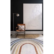 Livabliss Washable Rugs for Living Room, 8x10 Lillian Modern Oatmeal Area Rug, Bedroom Dining Room Home Decor Stain Resistant Carpet 710" x 10