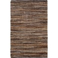 thumbnail image 1 of Livabliss Area Rugs for Living Room, 5x7 Log Cabin Rustic Brown Rug, Bedroom Dining Room Home Decor Stain Resistant Carpet (5' x 7'6"), 1 of 3