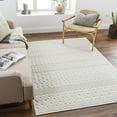 thumbnail image 1 of Livabliss Washable Rugs for Living Room, 5x7 Lyna Cottage White Area Rug, Bedroom Dining Room Home Decor Stain Resistant Carpet (5' x 7'2"), 1 of 7