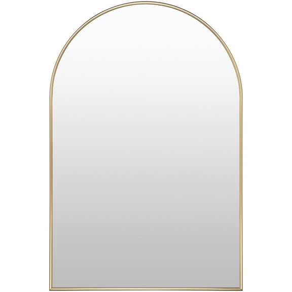 Livabliss Maayan Modern Accent Mirror,35"H x 24"W x 1"D,Gold