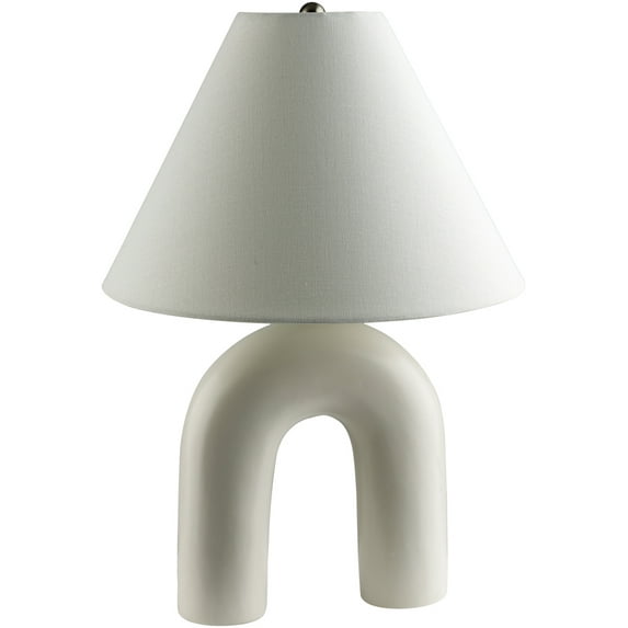 Livabliss Marquise Global Accent Table Lamp, 22-inch, White