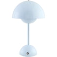 thumbnail image 1 of Livabliss Mayotte Portable Table Lamp, 12-inch, Pale Blue, 1 of 6