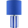 thumbnail image 1 of Livabliss Melbu Modern Accent Table Lamp, 13-inch, Dark Blue, 1 of 5