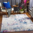 thumbnail image 1 of Livabliss Monaco Modern Abstract Area Rug,5'3" x 7'3",Garnet, 1 of 8