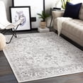 thumbnail image 1 of Livabliss Area Rugs for Living Room, 7x9 Monte Carlo Traditional Gray Rug, Bedroom Dining Room Home Decor Stain Resistant Carpet (6'11" x 9'), 1 of 7