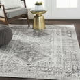 thumbnail image 1 of Livabliss Area Rugs for Living Room, 5x7 Monte Carlo Traditional White Rug, Bedroom Dining Room Home Decor Stain Resistant Carpet (5'3" x 7'3"), 1 of 9
