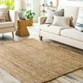 thumbnail image 1 of Livabliss Jute Rugs for Living Room, 8ft Round Natural Braids Cottage Tan Round Rug, Bedroom Dining Room Home Decor Stain Resistant Carpet (8' x 8'), 1 of 5