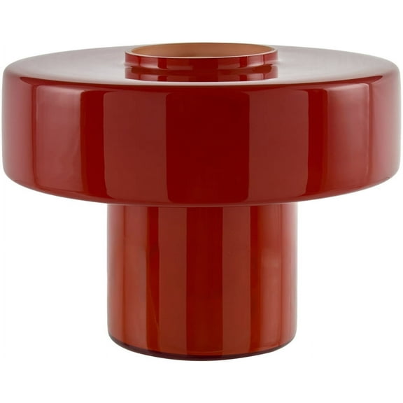 Livabliss Nozay Modern Accent Table Lamp, 7-inch, Red