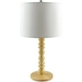 thumbnail image 1 of Livabliss Padauk Modern Accent Table Lamp, 23-inch, Beige with White Shade, 1 of 6