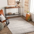 thumbnail image 1 of Livabliss Palermo Global Striped Area Rug,9'2" x 12',Grey/Black, 1 of 3