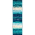 thumbnail image 1 of Livabliss Paramount Modern Abstract Runner Area Rug,2'2" x 7'7",Teal, 1 of 7