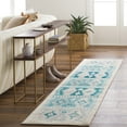 thumbnail image 1 of Livabliss Livabliss Paramount Southwestern Runner Indoor Area Rug, Aqua ,2'2" x 7'7", 1 of 8