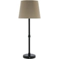 thumbnail image 1 of Livabliss Parcey Modern Buffet Table Lamp, 21-inch, Black with Grass Green Shade, 1 of 7