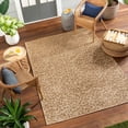 thumbnail image 1 of Livabliss Outdoor Rugs, 9ft Round Pismo Beach Modern Tan Round Area Rug for Patio, Porch, Deck, Backyard, Waterproof Indoor Outdoor Carpet (7'10" x 7'10"), 1 of 6