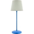 thumbnail image 1 of Livabliss Rigel Portable Table Lamp, 21-inch, Blue with White Shade, 1 of 7