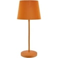 thumbnail image 1 of Livabliss Rigel Portable Table Lamp, 21-inch, Orange with Bright Orange Shade, 1 of 5