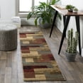 thumbnail image 1 of Livabliss Area Rugs for Living Room, 3x7 Riley Modern Brown Runner Rug, Bedroom Dining Room Home Decor Stain Resistant Carpet (2'11" x 7'3" Runner), 1 of 7