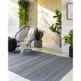 thumbnail image 1 of Livabliss Outdoor Rugs, 7x9 Sandra Global Charcoal Area Rug for Patio, Porch, Deck, Backyard, Waterproof Indoor Outdoor Carpet (6'7" x 9'), 1 of 7