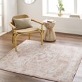 thumbnail image 1 of Livabliss Area Rugs for Living Room, 5x5 St Tropez Traditional Plum Square Rug, Bedroom Dining Room Home Decor Stain Resistant Carpet (5'1" x 5'1"), 1 of 7