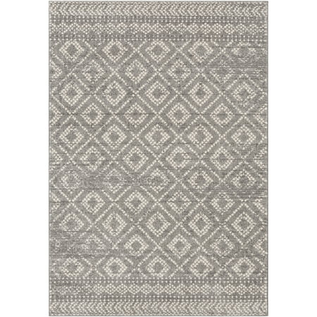 Livabliss Area Rugs for Living Room, 5x7 Sunderland Global Charcoal Rug, Bedroom Dining Room Home Decor Stain Resistant Carpet (5'3" x 7'3")