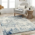thumbnail image 1 of Livabliss Area Rugs for Living Room, 5x7 Sunderland Modern Blue Rug, Bedroom Dining Room Home Decor Stain Resistant Carpet (5'3" x 7'3"), 1 of 8