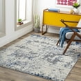 thumbnail image 1 of Livabliss Area Rugs for Living Room, 8x10 Sunderland Modern White Rug, Bedroom Dining Room Home Decor Stain Resistant Carpet (7'10" x 10'2"), 1 of 8