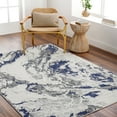 thumbnail image 1 of Livabliss Area Rugs for Living Room, 8x10 Sunrise Modern Cream Rug, Bedroom Dining Room Home Decor Stain Resistant Carpet (7'10" x 10'), 1 of 6