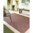 thumbnail image 1 of Livabliss Terrace Global Medallion Indoor/Outdoor Area Rug, 5'1" x 7', Burgandy, 1 of 6