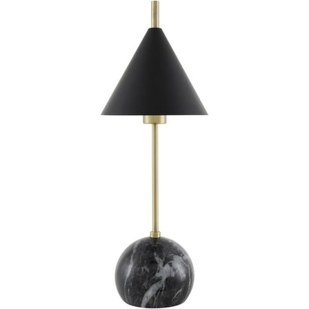 Livabliss Tunja Rustic Accent Table Lamp, 22-inch, Black