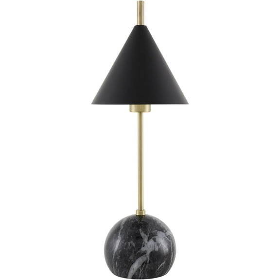 Livabliss Tunja Rustic Accent Table Lamp, 22-inch, Black
