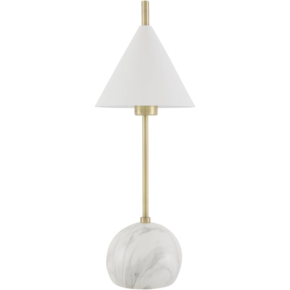 Livabliss Tunja Rustic Accent Table Lamp, 22-inch, White