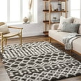 thumbnail image 1 of Livabliss Area Rugs for Living Room, 5x7 Urban Shag Global Dark Brown Rug, Bedroom Dining Room Home Decor Stain Resistant Carpet (5'3" x 7'3"), 1 of 7