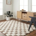 thumbnail image 1 of Livabliss Area Rugs for Living Room, 8x10 Urban Shag Modern Brown Rug, Bedroom Dining Room Home Decor Stain Resistant Carpet (7'10" x 10'2"), 1 of 5